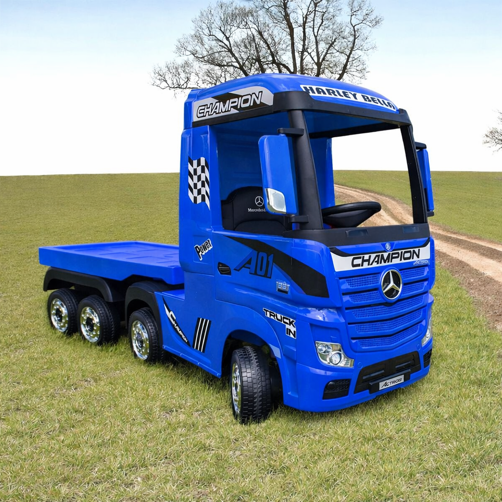 MERCEDES BENZ ACRTOS 4x4 12V Dual Battery LICENSE ORIGINAL ELECTRIC BULLS