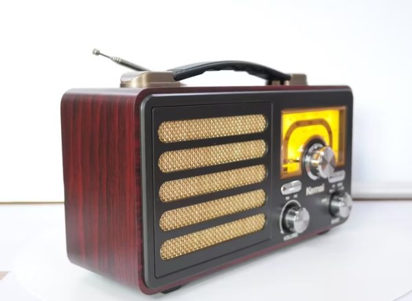 Επαναφορτιζόμενο ραδιόφωνο Retro – M1912-BT – 119125 – Grey