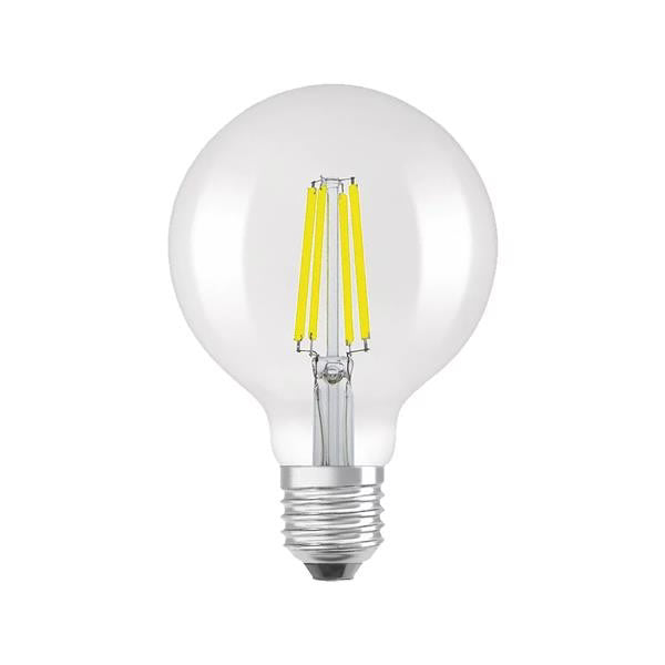 ΛΑΜΠΑ G95 FILAMENT 4W 840LM Ε27 3000K 220-240V CLEAR