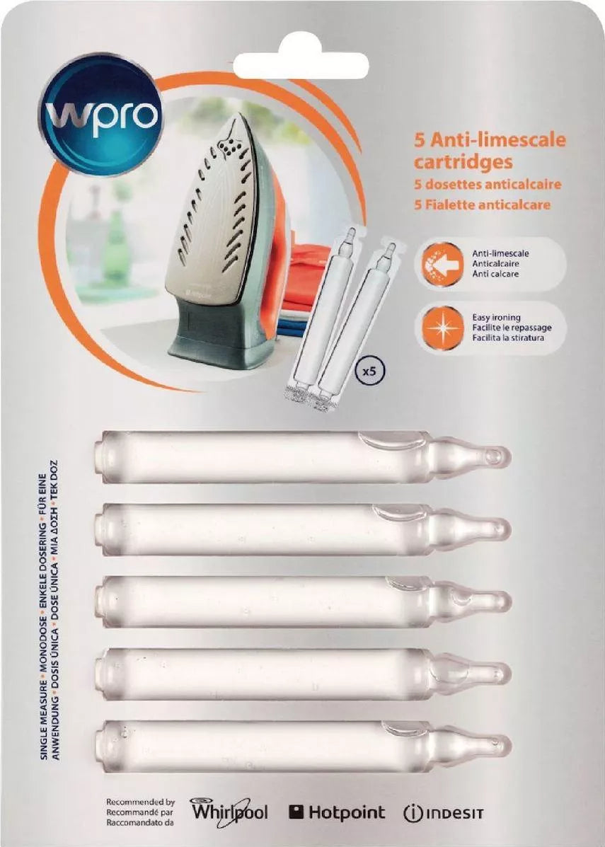 Καθαριστικό Αλάτων (Αμπούλες x 10) Συσκευών Σιδερώματος (Wpro)