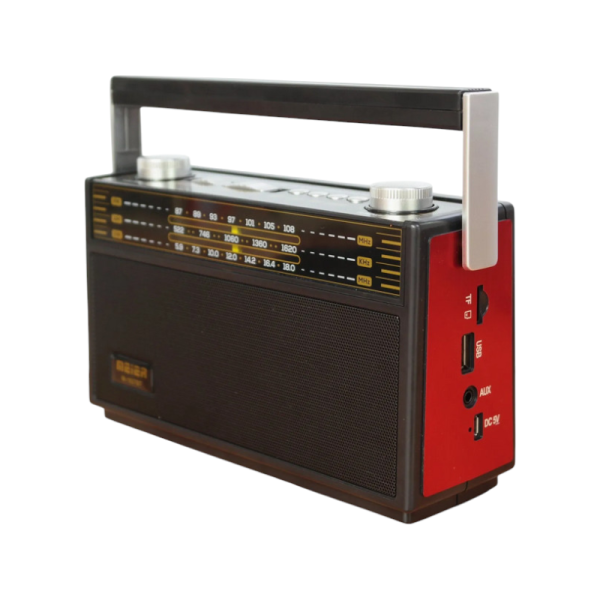 Επαναφορτιζόμενο ραδιόφωνο Retro – M1927BT – 419273 – Red
