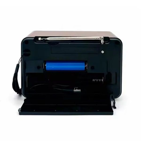 Επαναφορτιζόμενο ραδιόφωνο Retro – NS-6676BT – 566765 – Silver