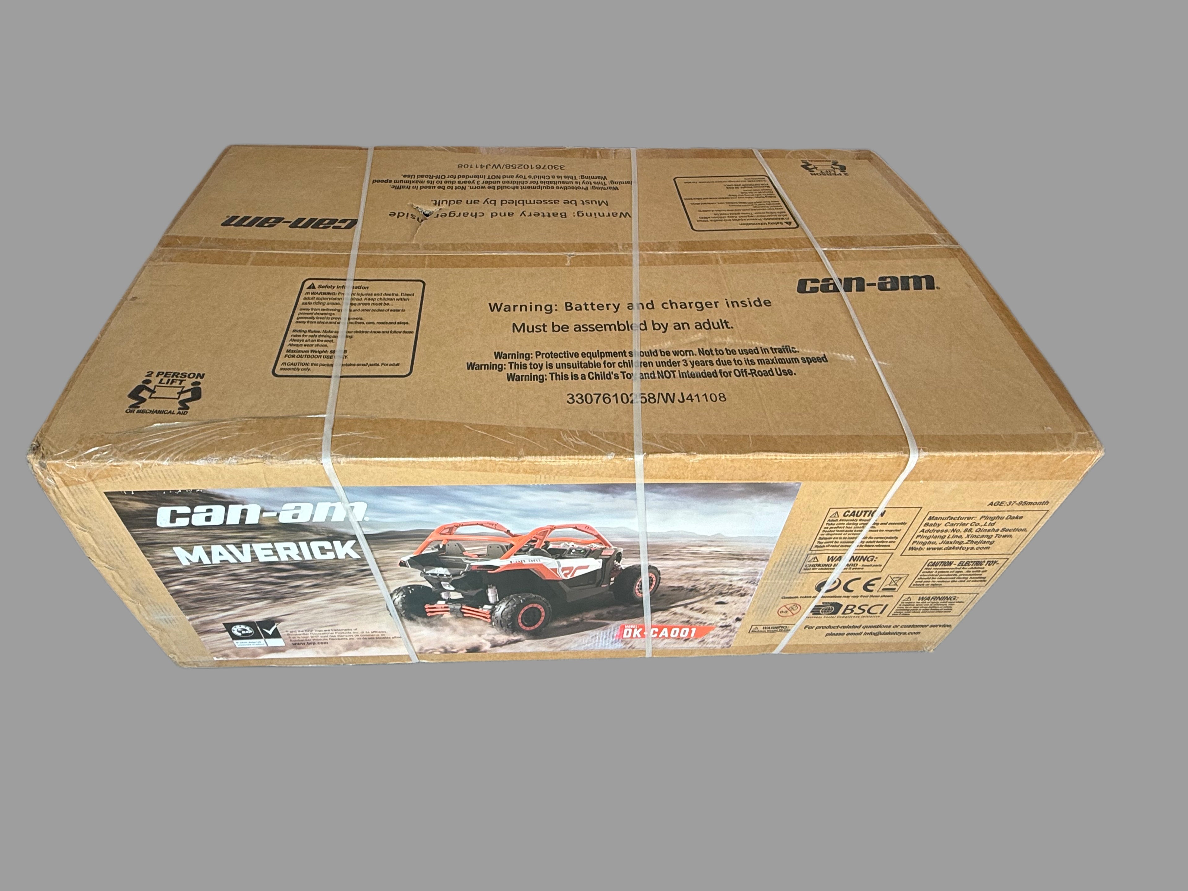 Can-am Maverick X3 RC 480Watt Dual Battery 24V License Original Electric Bulls