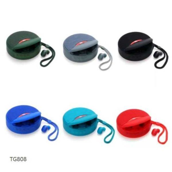 Ασύρματο ηχείο Bluetooth με ακουστικά – TG-808 – 883808 – Blue
