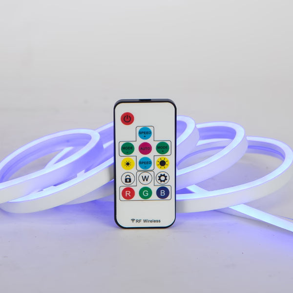 NEON FLEX PIXEL ΦΩΤΟΣΩΛΗΝΑ, 24V ΜΕ ΜΕΤΑΣΧΗΜΑΤΙΣΤΗ, LED RGBCCT, ΠΡΟΓΡΑΜΜΑ, ΤΗΛΕΧΕΙΡΙΣΤΗΡΙΟ, 10 TMX CLIPS, 5m, IP44