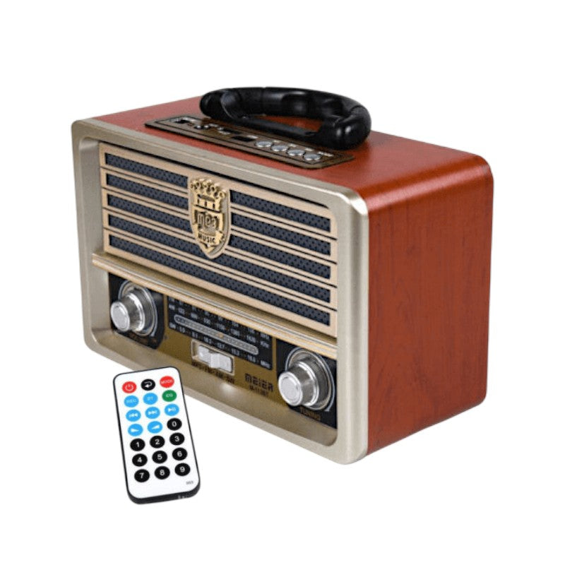 Φορητό ραδιόφωνο Retro – M-113-BT – 861138 – Gold