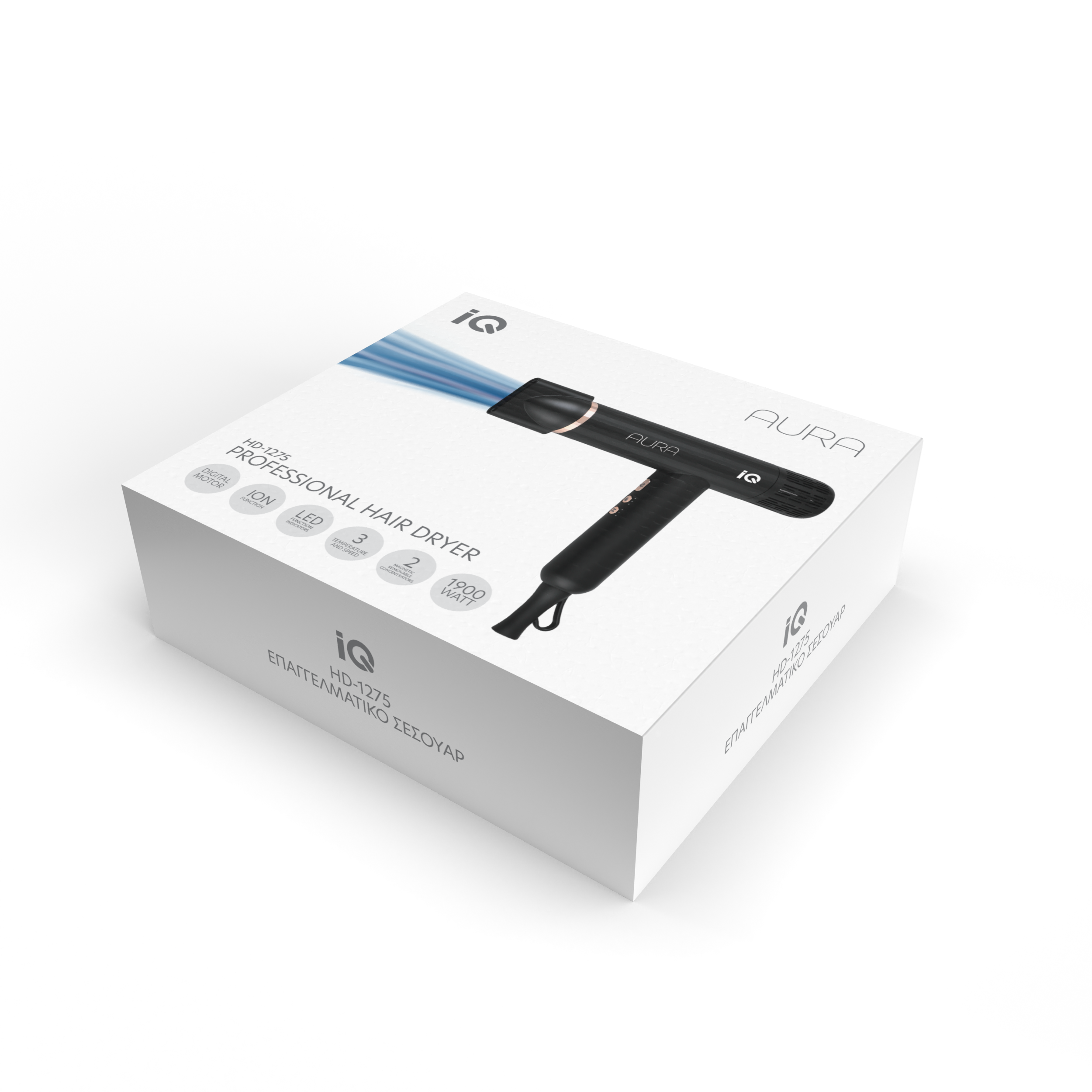 IQ ΣΕΣΟΥΑΡ IONIC AURA HD-1275 1900W