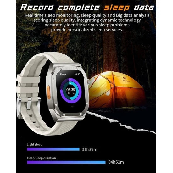 Smartwatch Z79 Max με Παλμογράφο (Πορτοκαλί)