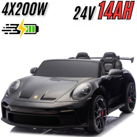 Porsche 911 GT3 24V14Ah Ultimate 4x4 800watt license Original electric bulls