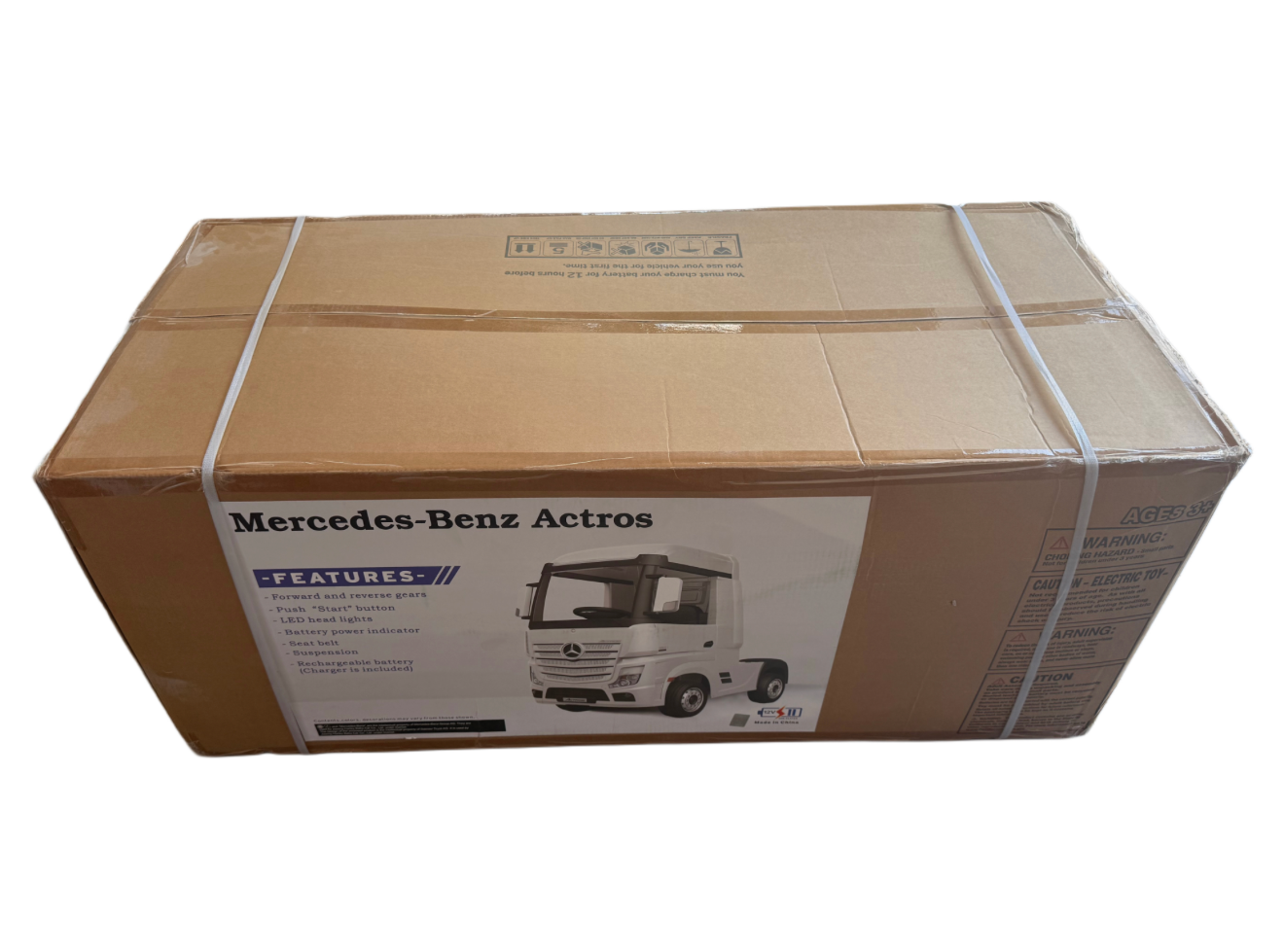 MERCEDES BENZ ACRTOS 4x4 12V Dual Battery LICENSE ORIGINAL ELECTRIC BULLS