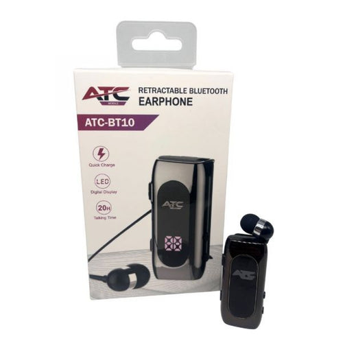 ATC-BT10 Ανασυρόμενο Ακουστικό Bluetooth