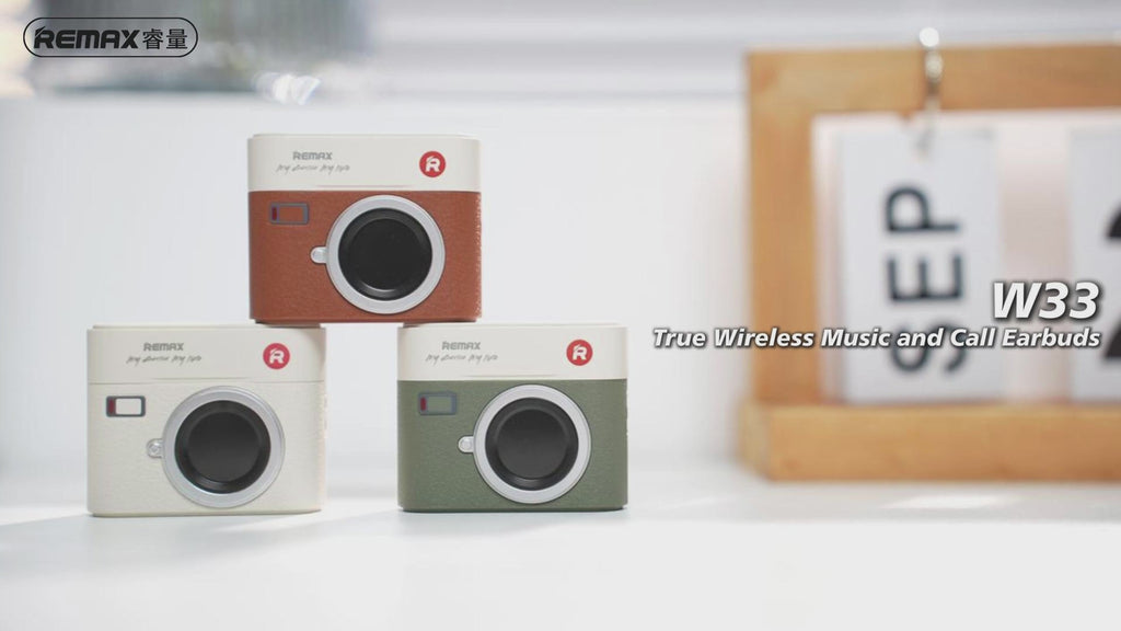 REMAX COZYBUDS W33 (BROWN) TRUE WIRELESS EARBUDS