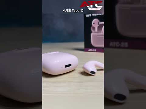 ATC-25 TWS BLUETOOTH ΑΣΥΡΜΑΤΑ ΑΚΟΥΣΤΙΚΑ ΣΕ ΔΙΑΦΟΡΑ ΧΡΩΜΑΤΑ
