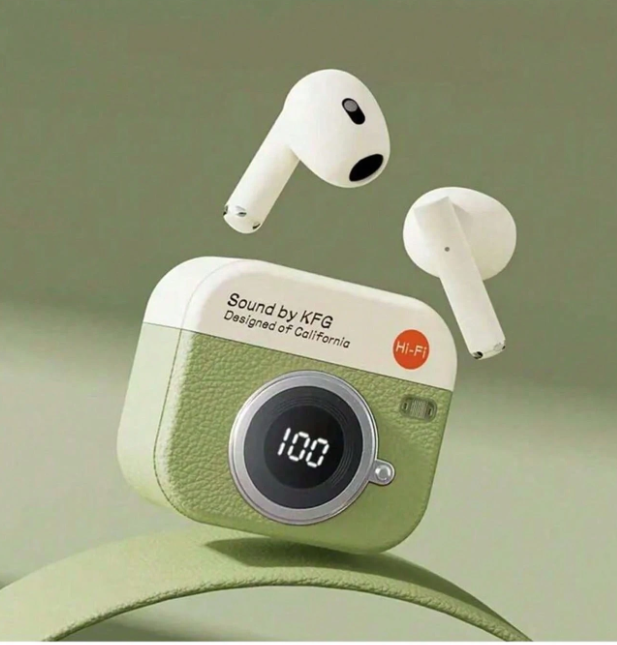 Ασύρματα Bluetooth Ακουστικά TWS Q86 με Θήκη Φόρτισης Πράσινα