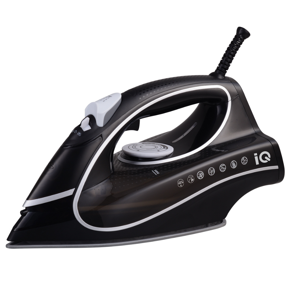 ΗΛΕΚΤΡΙΚΟ ΣΙΔΕΡΟ EI-863 BLACK 3100W ME ΚΕΡΑΜΙΚΗ ΠΛΑΚΑ ΚΑΙ ΣΥΝΕΧΟΜΕΝΗ ΠΑΡΟΧΗ 35g/min