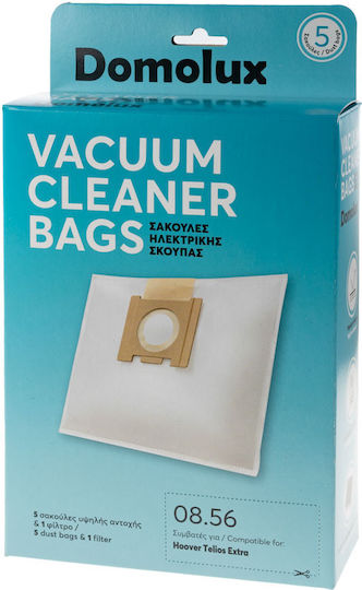 Σακούλες Ηλεκτρικής Σκούπας συμβατές για Hoover H81 Telios Extra (Domolux)