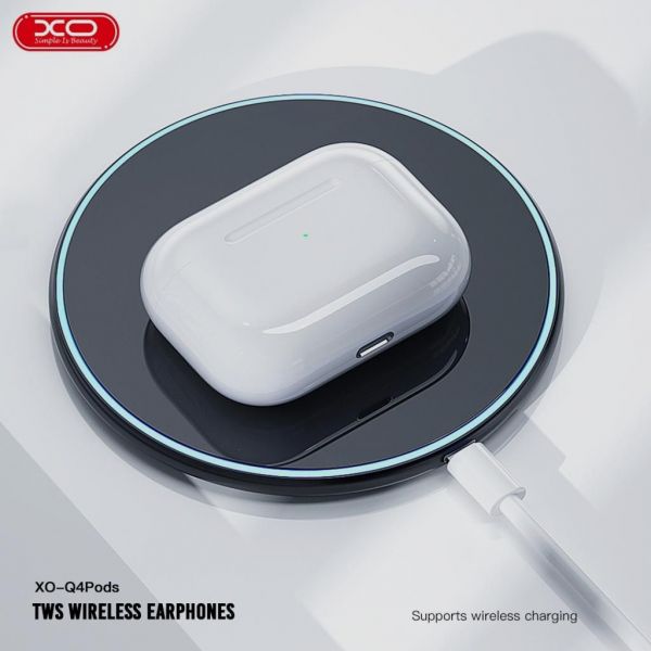 XO Q4 Pods Bluetooth headset (4ης Γενιάς με Αισθητήρα Αυτιού Και Λειτουργία Ασύρματης Φόρτισης)